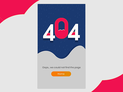 404 Error Page 404 error page 404 page daily ui dailyui design design thinking graphic design grid guides illustration typography ui ux