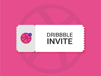 1 Dribbble invite color dribbble dribbble invitation dribbble invitations dribbble invite gradient illustration invitation card ticket ui uidesign