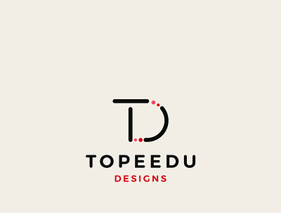 Topeedu Designs Logo design brand branding clean design flat icon logo logo design minimal typography vector
