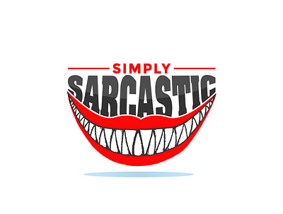sarcastic Logo design brand branding flat icon logo logo design minimal typography