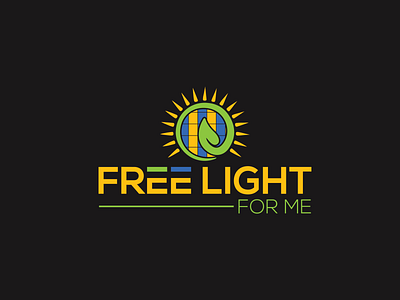 Free Light For Me animation app brand branding clean design flat graphic icon identity illustrator lettering logo logo design minimal typography ui ux vector web