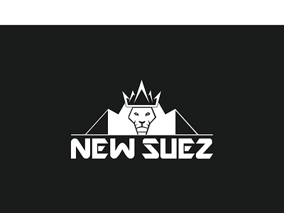New Suez logo logo design minimal