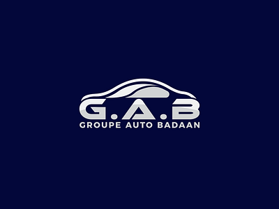 G.A.B Mate Background auto auto repair automotive branding car logo card dealership flat logo logo design minimal shop vector