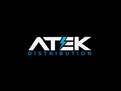 Atek Distribution Logo design