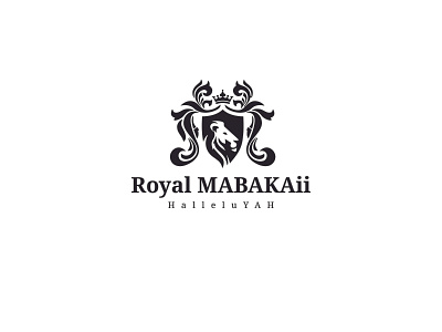 Royal Mbakaii Logo design flat lion head lion logo logo design luxury brand luxury logo minimal royal royal logo shield