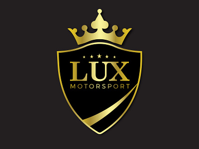 Lux Motorsport Logo design animation brand branding clean design flat graphic icon illustration illustrator logo logo design luxury brand luxury design luxury logo minimal typography vector