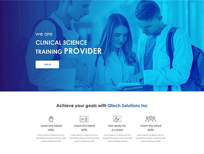 home page medical training