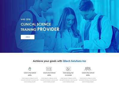 home page medical training