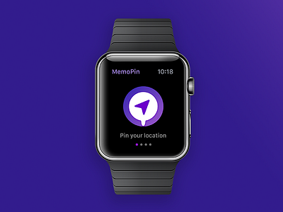 Memopin Apple watch app CTA