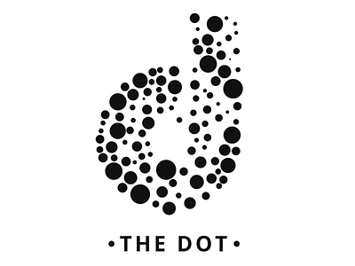 The Dot branding design graphicdesign icon illustration logo logo a day logo alphabet photoshop portfolio typography ui uidesign uiux ux vector