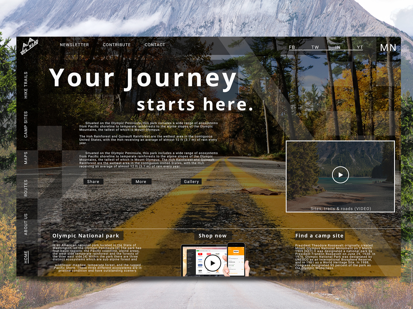 Lifetime journey landing page by Mario Bojić on Dribbble