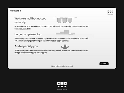WISBON Integrated Services - Website (Desktop) branding design dribbble illustration marketing typography