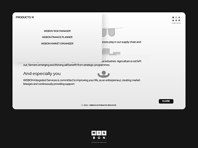 WISBON Integrated Services - Website (Desktop) branding design dribbble illustration marketing typography ux