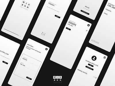 WISBON Integrated Services - Market Organizer App (Mobile) app design dribbble marketing typography ui ux