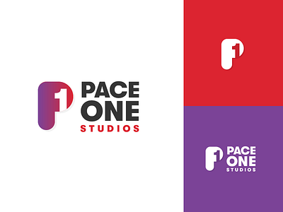 Pace One Studios — Logo Design branding design dribbble logo typography