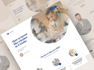 Free Investment Landing Page Template free freebie freebie psd freebies photoshop psd website