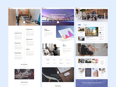 Miequity Free PSD Website Template free freebie freebie psd freebies modern photoshop psd template website