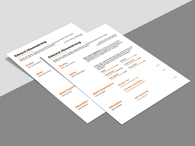 Free Technical Resume Template