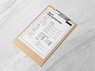 Free Minimal Editable Resume Template ai doc doc resume eps free cv template free resume template freebie freebies indd indesign resume power point resume word