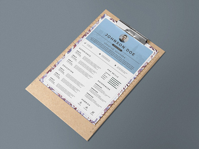 Free Floral Resume Template free free cv free cv template free resume free resume template freebie freebie psd freebies photoshop psd resume template