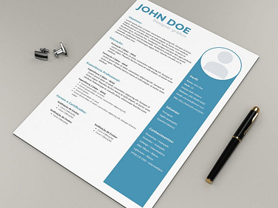 Free Formal Designer Resume Template free cv template free resume free resume template freebie freebies illustration resume template