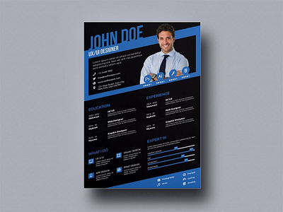 Free Stylish Designer CV Template free free cv free cv template free resume free resume template freebie freebie psd freebies photoshop psd resume template