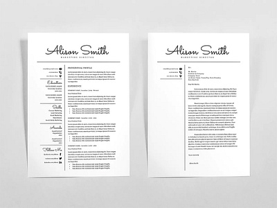 Free Classical Resume Template + Cover Letter cover letter curriculum vitae free free classic resume template free curriculum vitae template free cv free cv template free resume free resume template freebie freebies resume template