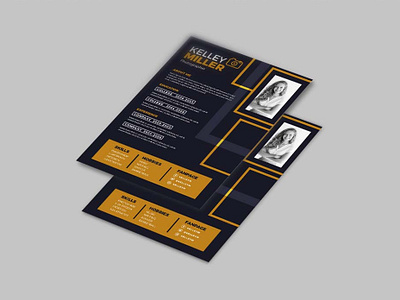 Flat CV Template (Freebies) free free cv free cv template free resume free resume template freebie freebies resume template