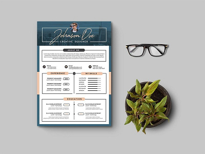 Free Creative General Resume Template free free cv free cv template free resume free resume template freebie freebie psd freebies photoshop psd resume template