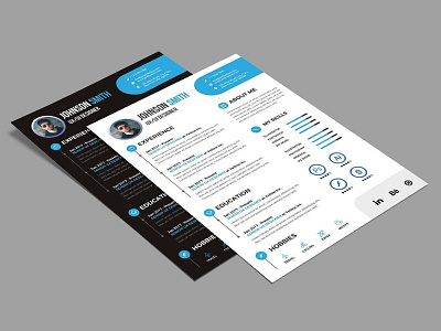 Free Modern Style Resume Template For Any Job Opportunity free free cv free cv template free resume free resume template freebie freebie psd freebies modern photoshop psd resume stylish template