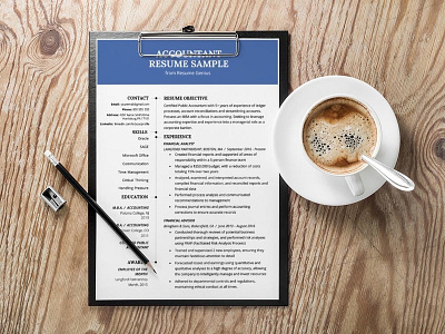 Free Accountant Resume Template With Sample Text