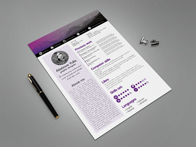 Free Modern CV Resume Template free free cv free cv template free resume free resume template freebie freebie psd freebies photoshop psd resume template