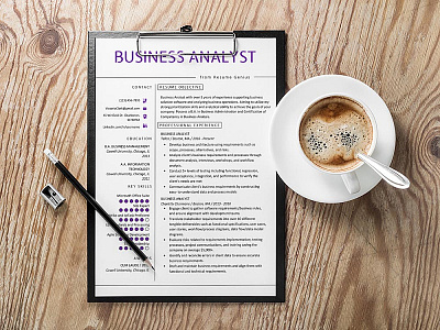 Free Business Analyst Resume Template doc free free cv free cv template free resume free resume template freebie freebies resume template