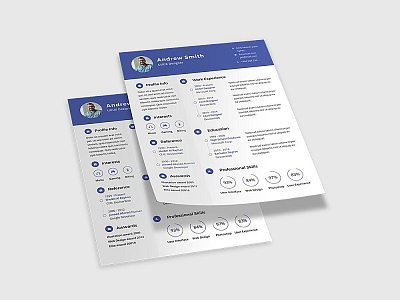 Free PSD Resume Template with Portfolio Page free cv free cv template free resume free resume template freebie freebie psd freebies psd resume template