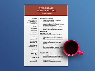 Free Real Estate Agent Resume Template doc free free cv free cv template free resume free resume template freebie freebies resume template