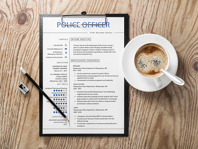Free Police Officer Resume Template doc free free cv free cv template free resume free resume template freebie freebies resume template