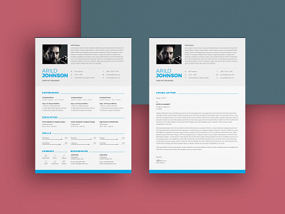 Free CV and Cover Letter Template free free cv free cv template free resume free resume template freebie freebies resume template