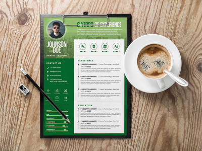 Free A4 Resume Template