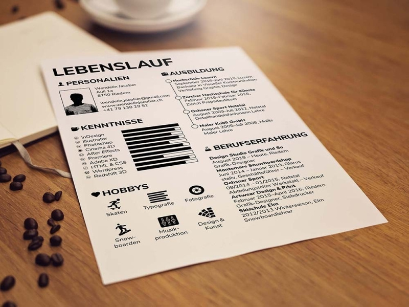 Free Simple Indesign Resume Template By Andy Khan On Dribbble