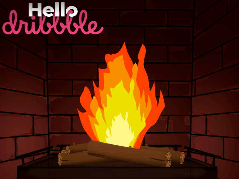 Hello, Dribbble! animation hello dribbble illustration invites