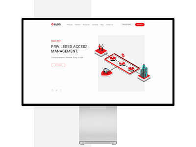 FUDO Security — design web site