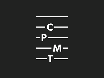 CPMT Logo design art direction branding design graphic design logo minimal music symbol