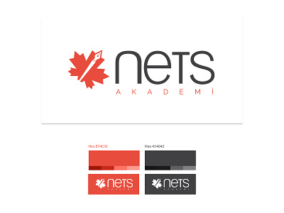 Logo Design / Nets Academy branding design logo