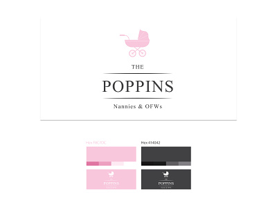 Logo Design / The Poppins branding design logo