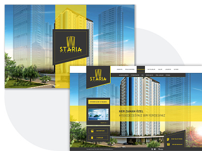 Web Design / Staria design graphic design ui web