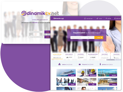Web Application / DinamikCv branding design graphic design ui ux web