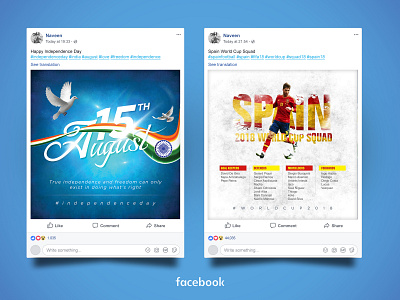 Social Media Posts advertisement branding illustration typography