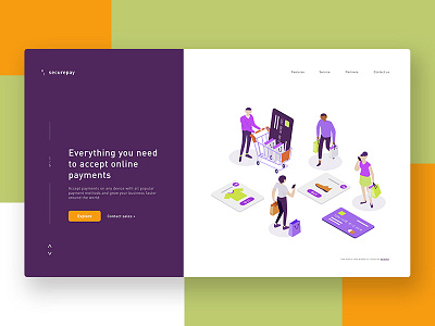 Isometric Flat UI