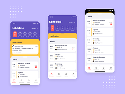 School Journal App by Bohdan Bushuiev on Dribbble