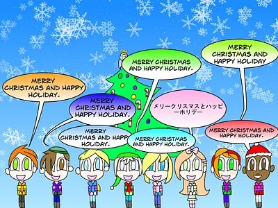 The Yellowtens Christmas Chibi 2 children art illustration originalcharater speedpaint